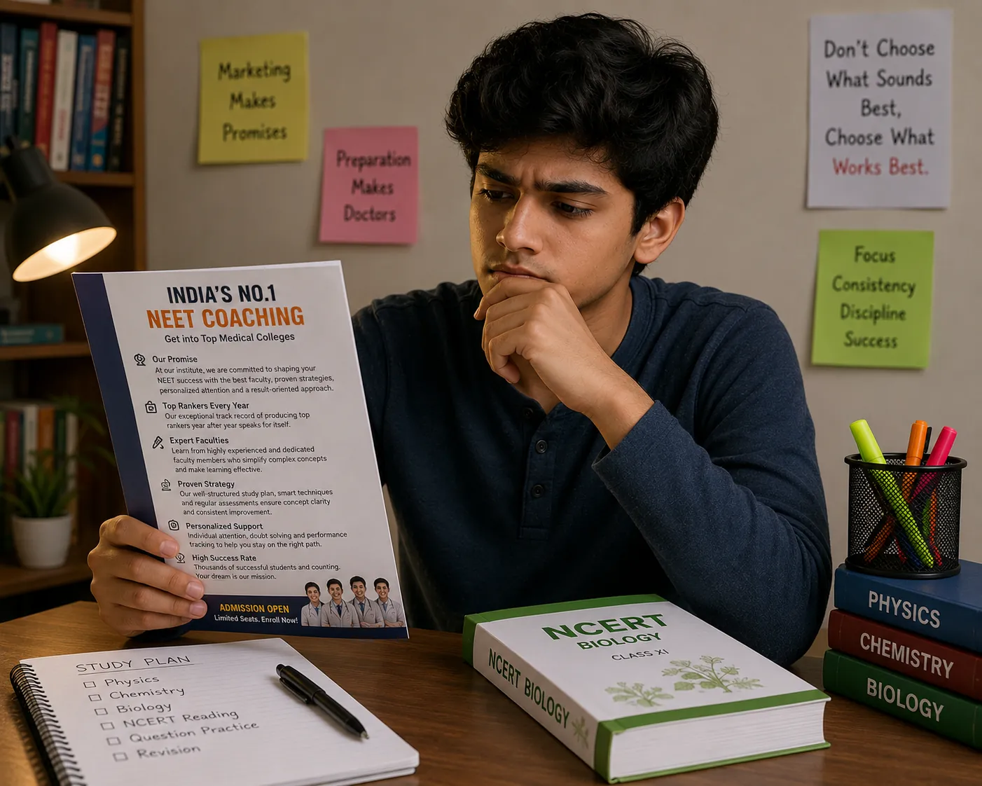 How to know if my NEET coaching institute is actually good or just marketing?